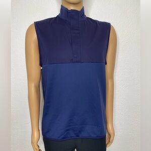 Greyson Golf 2-Tone 8-Way Stretch Men Size S Blue Half Zip Comanche Hybrid Vest